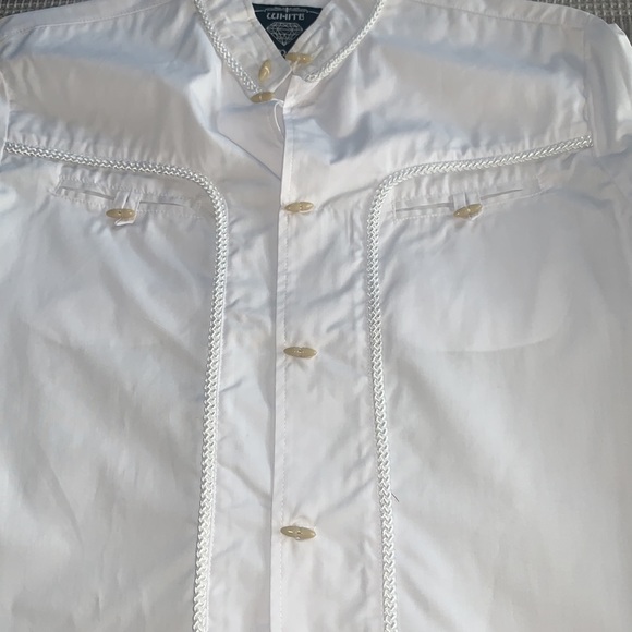 White Western Button Up - Picture 2 of 6